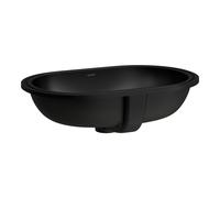 Laufen Savoy lavabo 51x31 cm oval bajo encimera negro H8189457161091