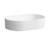 Laufen Savoy lavabo 55x38 cm oval sobre encimera blanco H8129447571091