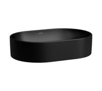 Laufen Savoy lavabo 55x38 cm oval sobre encimera negro H8129447161121