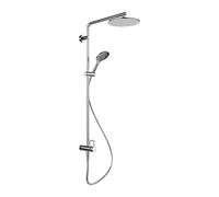 LAUFEN Sistema de ducha Twin, para Simibox 1-Point, ducha efecto lluvia D 247mm, brazo de ducha orientable, HF980356100000