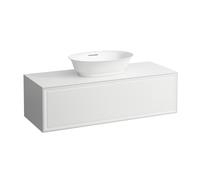 LAUFEN The New Classic Aparador, corte central, 1175x455x345mm, 1 cajón, para WT bowl H812852/3, H4060210856281, Color: Roble endurecido