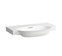 LAUFEN The New Classic lavabo, bajo encimera, con rebosadero, sin agujero para grifo, 800x480mm, H8138554001091, Color: Blanco con LCC
