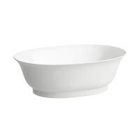 LAUFEN The New Classic lavabo bol, oval, sin agujero para grifo, sin rebosadero, 450x310mm, H8128504001121, Color: Blanco con LCC