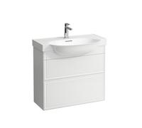LAUFEN The New Classic Mueble bajo lavabo, 2 cajones, 775x315x675mm, H4060420856311, Color: Blanco brillante