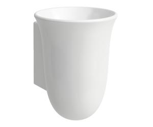 LAUFEN The New Classic portacepillos de dientes, cerámica zafiro, H8738540000001, Color: Blanco