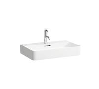 LAUFEN VAL Lavabo sobre encimera, 3 agujeros para grifo, sin rebosadero, US cerrado 650x420mm, H8162847571581, Color: blanco mate