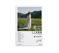 Laufey Poster Everything I Know About Love Music Album Cover Posters Pintura Decorativa Lienzo Decoración de Pared Portada de Álbum Pósters para Habitación Estética Dormitorio Pintura sin Marco Estilo