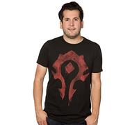 Laugh Dusk World of Warcraft Horde Spray Men's Short Sleeve Black Tee Shirt