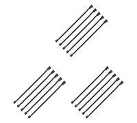 LAUGHERER 15 cables de extensión de ventilador PWM - Cable de extensión de ventilador de PC de 11.8 pulgadas compatible con ventiladores de refrigeración ATX Case de 3 pines y 4 pines