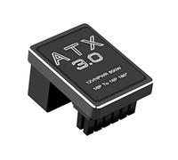 LAUGHERER Adaptador de fuente de alimentación GPU de 180 grados, conector de en U 12+4P 16P a 16P para tarjeta de chasis de escritorio Wire-A