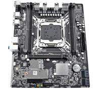 LAUGHERER Placa base X99M-G compatible con procesador LGA 2011-3V3V4 128GB DDR4 ECC RAM NVME M.2 M.2WIFI PCI-E 4X SATA 3.0 Negro Plástico