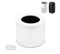 Laukowind Core Mini HEPA Filtro de Recambio, Compatible con el Purificador de Aire LEVOIT, 3-en-1 Filtro de Recambio de Alta ore Mini RF, 1 Filtros + 3 Almohadillas Antiolor