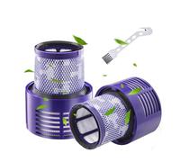Laukowind Filtro para Dyson V10 SV12, Filtros de repuesto lavables para el aspirador Dyson V10 SV12 Cyclone Series, V10 Absolute/Animal/Motorhead/Total Clean, Con cepillo de limpieza, DY-969082-01