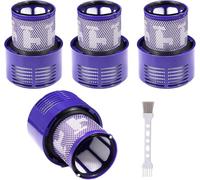 Laukowind Filtro para Dyson V10 SV12, Filtros de repuesto lavables para el aspirador Dyson V10 SV12 Cyclone Series, V10 Absolute/Animal/Motorhead/Total Clean, Con cepillo de limpieza, DY-969082-01