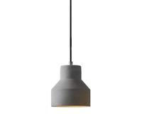 LAUMZX Lámpara colgante de hormigón de estilo industrial moderno, acabado en cemento gris, altura ajustable, casquillo E26 para isla de cocina, comedor, sala de estar y cafetería.