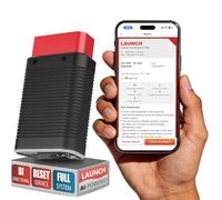 LAUNCH AIOBD Escáner OBD2 Bluetooth con IA, Herramienta de Diagnóstico Asistida por IA para Todos los Sistemas, Lector de Códigos de Falla OBD-II Compatible con iOS/iPhone y Android
