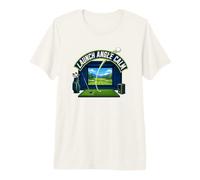 Launch Angle Calm Simulador Golf Entrenamiento Camiseta Premium