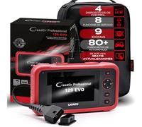 Launch CRP 129 EVO V3 OBD2 Diagnosis Coche Multimarca Profesional, Scanner Automotriz, 4 Sistemas Motor/ABS/SRS/Transmisión, 8 Funciones de Servicio Aceite/EPB/DPF/Batería, Actualizaciones Gratuitas