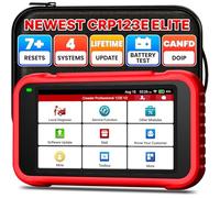 LAUNCH CRP123E V3.0 OBD2 Diagnosis Coche Multimarca, Escáner 4 Sistema Motor ABS SRS Transmisión, 7 Reset EPB DPF ABS Purga BMS Oil SAS Acelerador, Lector Código CANFD DOIP Actualizacion de por Vida