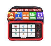 LAUNCH CRP123i V3.0 obd2 Diagnosis Coche Multimarca Español, Maquina Diagnosticar Coche con 4 Systems Diagnóstico, 7+ Reset Oil/Brake/SAS/ABS/DPF/BMS/ETS para Vehículos