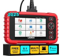 LAUNCH CRP123X V2.0 Obd2 Escáner, Diagnosis con 4 Sistemas y 7 Funciones, Motor Transmisión Abs Srs Airbag Autovin, Actualización por Wifi