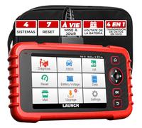 LAUNCH CRP123X V3.0 - OBD2 Diagnosis Coche Multimarca Profesional - Escáner 4 Sistemas, Reset EPB/DPF/Aceite, SAS/BMS/TPMS, Test de Batería, Lectura Vin con ACTUALIZACIONES Gratis DE por Vida