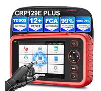 Launch CRP129e Plus OBD2 Herramienta de diagnóstico de Coche con Todos los Sistemas, 12+reinicio ABS/EPB/DPF/SAS/TPMS Reset/Equilibrio de batería/codificación de inyector/Aceite/válvula de Acelerador