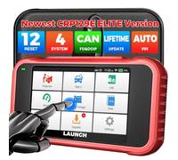 LAUNCH CRP129E V3.0 OBD2 Maquina Diagnosis para Coche con 4 Sistemas de Motor ABS SRS AT y 12 Funciones de Reinicio, Reset de Aceite EPB SAS Acelerador TMPS Iniettore un Clic Actualización CANFD&DOIP