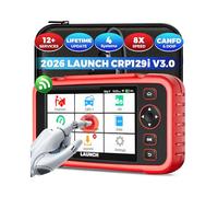 LAUNCH CRP129i V3 obd2 Cardiagnosis Spanish Coche Multimarca, 4 Sistemas Scanner Automotriz, Más 12 Reinicio(Oil/DPF/ABS/SAS/Brake/BMS/TPMS/Injector/AFS/AF/Throttle Calibration), CANFD & DOIP Expand