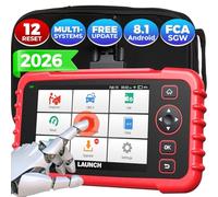 Launch CRP129X Elite V2.0 obd2 Scanner Automotriz con 4 Sistemas & 12 Funciones de Reinicio, Aceite/SAS/DPF/Ajuste del Acelerador/ABS/Freno/BMS/TPMS/Adblue/Inject/AFS/AF, AutoVIN,Actualización WiFi