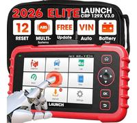 LAUNCH CRP129X Escáner OBD2 Lector de Códigos Diagnosis Profesional con AutoVIN para Motor Transmisión ABS SRS Airbag EPB SAS TPMS y Aceleración con Updates por Wi-Fi