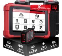 LAUNCH Europe CRP 919 MAX Escáner OBD2 Coche, Diagnóstico Auto (7") | Codificación ECU, 35+ Funciones, Diagnóstico Total, Pruebas Activas, CAN FD/DoIP, Auto VIN, Guía VAG, Datos en Tiempo Real