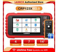 LAUNCH-herramienta de diagnóstico automotriz CRP123X V2.0, autoescáner OBD2, lector de código de coche, bricolaje, envío gratis, nuevo Global Version