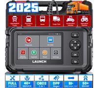 LAUNCH Herramienta de diagnóstico de camiones de alta resistencia CRP129HD Oil D.PF 7 Reinicio bidireccional 24V Comercial TODOS los sistemas Escáner diésel CRP129HD