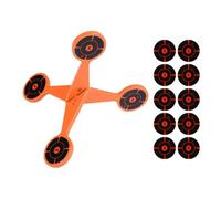 Launch Target Toy, High Caliber Trainer, Professional Grade Targeting Game Training Spinner, High Contrast Powder Coated Finish, Industrial Strength Resistant Logic, Gear for Beginners