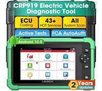 LAUNCH X431 CRP919 EV 2025 Herramienta de escaneo bidireccional para vehículos eléctricos y vehículos con accionamientos alternativos, escáner de diagnóstico de sistema todo en uno, 43+ reset