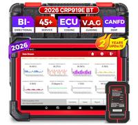 LAUNCH X431 CRP919E BT OBD2 Diagnosis Coche Multimarca de Sistema Completo y 45+ Funcíon Reinicio, Bluetooth Escáner Control Bidireccional, Codificación ECU,FCA AutoAuth Nivel OE Actualización 2 Año