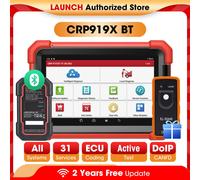 LAUNCH X431 CRP919X BT OBD2 escáner herramientas de diagnóstico automotriz coche CANFD DOIP ECU codificación escaneo profesional 2 años actualización gratuita Global Version