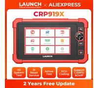 LAUNCH X431 CRP919X OBD2 escáner herramientas de diagnóstico automotriz coche CANFD DOIP ECU codificación OBDII profesional envío gratis EU Version