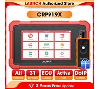 LAUNCH X431 CRP919X OBD2 escáner herramientas de diagnóstico automotriz coche CANFD DOIP ECU codificación OBDII profesional envío gratis EU Version