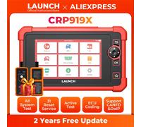 LAUNCH X431 CRP919X OBD2 escáner herramientas de diagnóstico automotriz coche CANFD DOIP ECU codificación OBDII Auto profesional EU RU Version