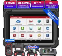 LAUNCH X431 IMMO Elite Key Herramienta de Programación, X431 Escáner con Programador PROG3, Bidireccional, Programación de Llaves, IMMO ECU Clone, 39+ Servicios, Prueba Activa (X431 IMMO Elite)