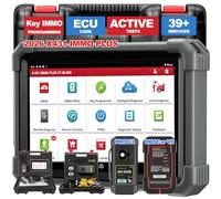 Launch X431 IMMO Plus OBD2 Diagnosis Profesional de Programador Llave Coche, Bidireccional Diagnóstico de Todo Systema con X431 PROG3, 39+ Reset Función, CANFD & DOIP, 2 Años Actualizaciones
