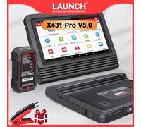 LAUNCH X431 PRO V5.0 OBD2 escáner, herramienta de escaneo bidireccional compatible con CANFD y DOIP, codificación ECU, herramientas de diagnóstico de coche FCA AutoAuth With OBDI adapter Global versio