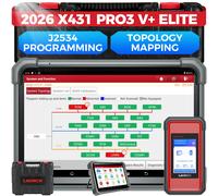 LAUNCH X431 PRO3 V+ ELITE 2026, Nueva Herramienta de Diagnóstico para Autos, Escáner Profesional para Todos los Sistemas, Herramientas de Diagnóstico Automotriz para Camiones de 24V For European Regio