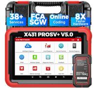 LAUNCH X431 Pros V5.0 OBD2 Diagnosis Coche Multimarca 38+ Funciones | Actualización 2026, Control Bidireccional, Codificación ECU, Personalización, Programación Claves, 2 Años de Actualización