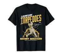 Launchin' Torpedoes Manny Machado San Diego Baseball MLBPA Camiseta