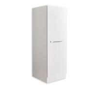 Laundreezy - Armario Multiusos para lavadero, Color Blanco, versátil Armario Multiusos con Mucho Espacio de Almacenamiento, 50 x 162 x 67,5 cm (Ancho x Alto x Profundo)