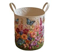 Laundry Basket - Large Capacity Fabric Clothes Hamper | Plegable Storage Basket, Boho Decorative Organizer With Handle, For Bathroom Bedroom Laundry Room Apartment Dorm Multiple Uses