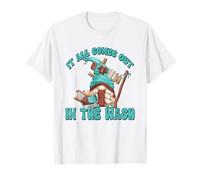 Laundry GNOME Graphic For Women It All Comes out In The Wash Camiseta